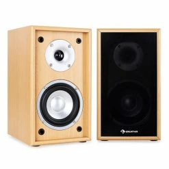 Auna Enceintes HiFi Linie-300-SF-BH Enceinte Biblitohèque