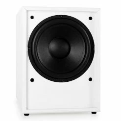 Auna Enceintes HiFi Linie-300-SW-WH Subwoofer Actif