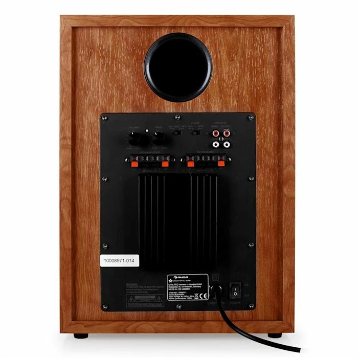 Auna Enceintes HiFi Linie-300-SW-WN Subwoofer Actif – Image 6