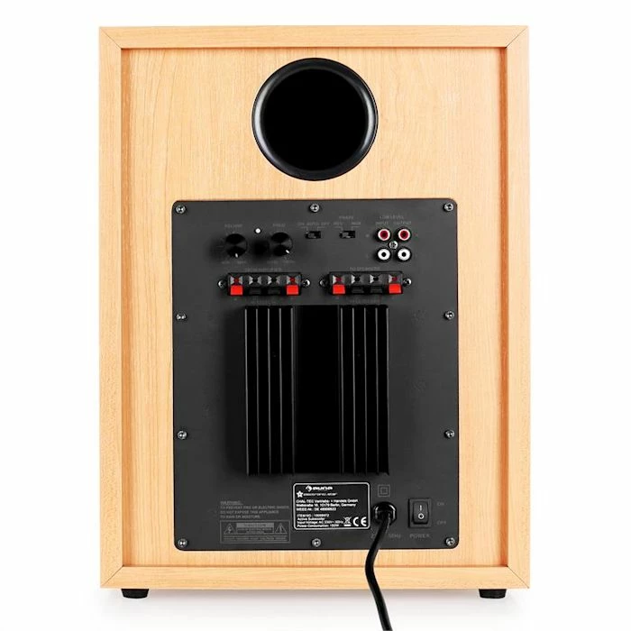 Auna Enceintes HiFi Linie-300-SW-BH Subwoofer Actif – Image 6