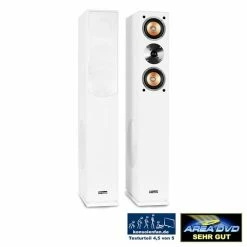 Auna Enceintes HiFi Linie-500-WH Paire D'enceintes