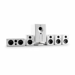 Auna Enceintes HiFi Areal 525 WH Soundsystem 5.1