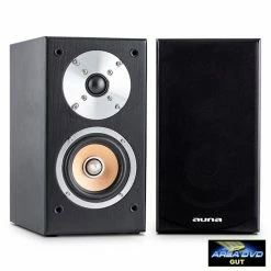Auna Enceintes HiFi Linie 501 BS-BK Enceinte Biblitohèque