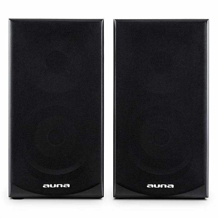 Auna Enceintes HiFi Linie 501 BS-BK Enceinte Biblitohèque – Image 2