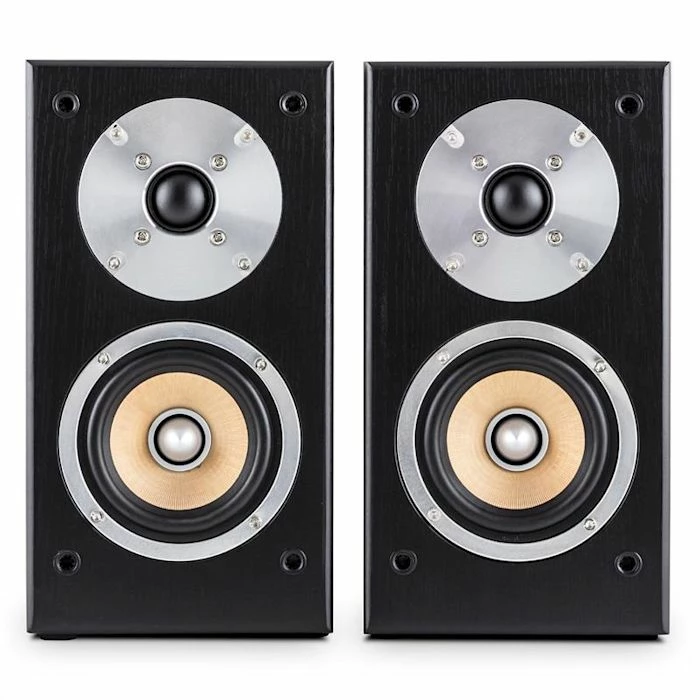 Auna Enceintes HiFi Linie 501 BS-BK Enceinte Biblitohèque – Image 3