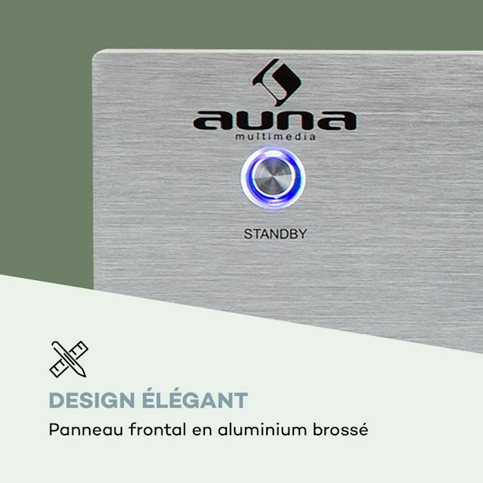 Auna Amplificateurs HiFi AV2-CD850BT Amplificateur 4 Zones Stéréo – Image 4