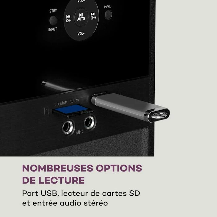 Auna Enceintes HiFi Line 100 A 2.0 Enceintes Colonnes – Image 6