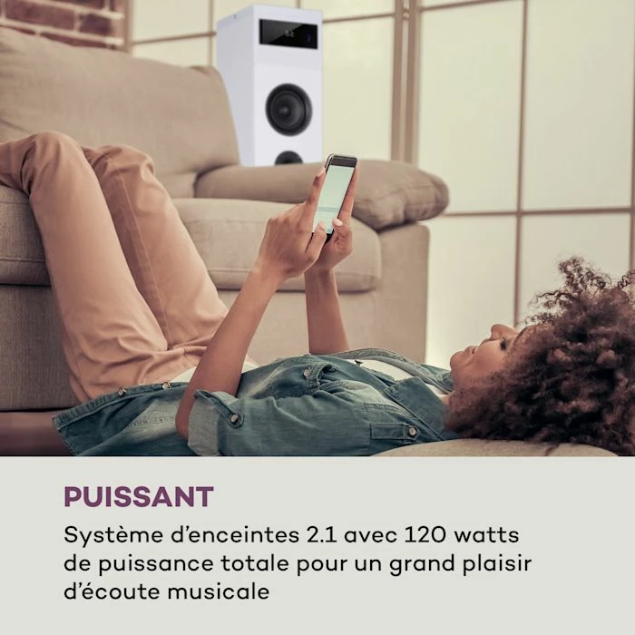 Auna Enceintes HiFi Karaboom 100 Enceinte Colonne – Image 2