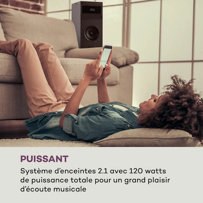 Auna Enceintes HiFi Karaboom 100 Enceinte Tout – Image 2