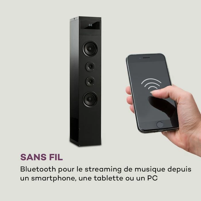 Auna Enceintes HiFi Karaboom 100 Enceinte Tout – Image 4