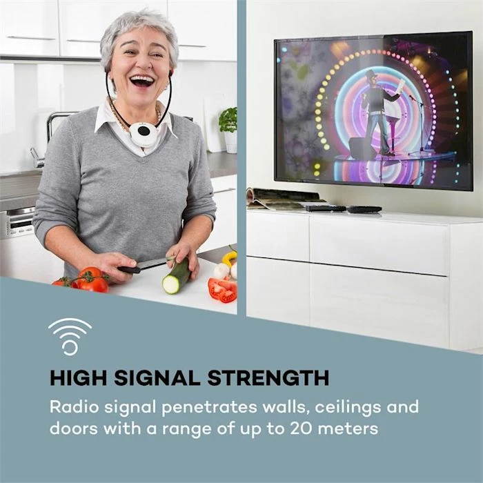 Auna Casques HiFi Stereoskop Casque Sans Fil Arceau Mentonnière InEar – Image 2