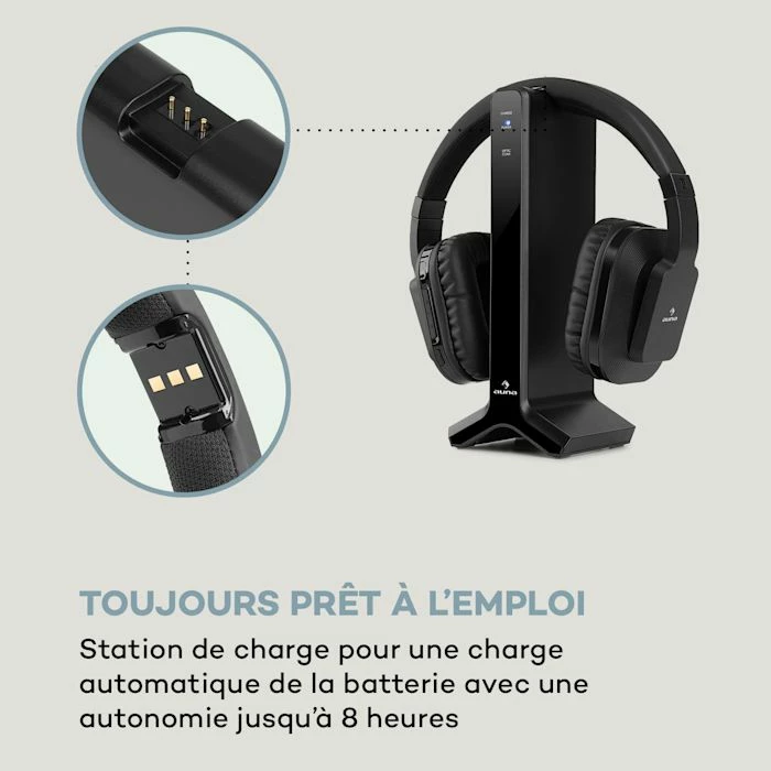 Auna Casques HiFi Ecouteur Sans Fil Silencium – Image 5