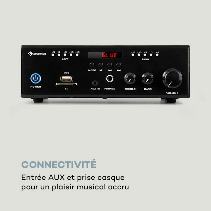 Auna Amplificateurs HiFi Amp4 BT SE Mini Amplificateur Stéréo – Image 4