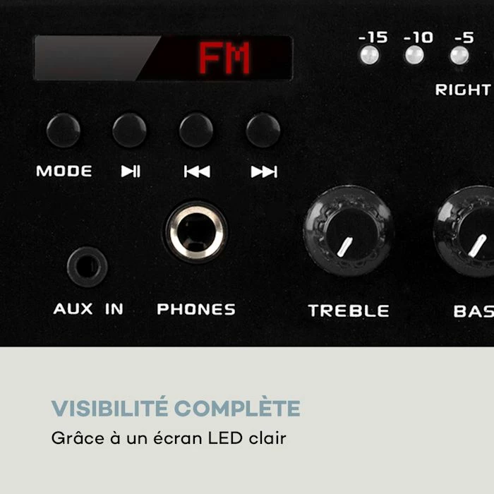 Auna Amplificateurs HiFi Amp4 BT SE Mini Amplificateur Stéréo – Image 6