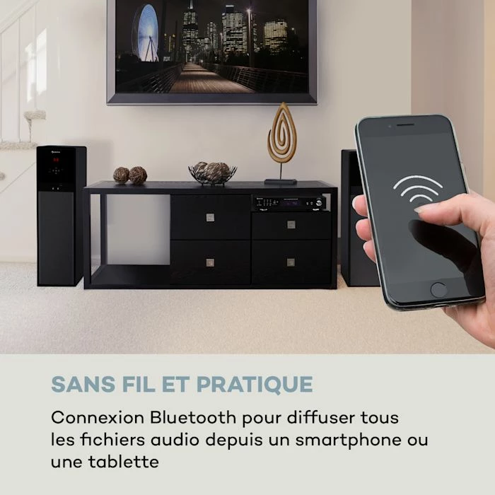 Auna Amplificateurs HiFi AMP-9200 BT Amplificateur Numérique Stéréo – Image 3