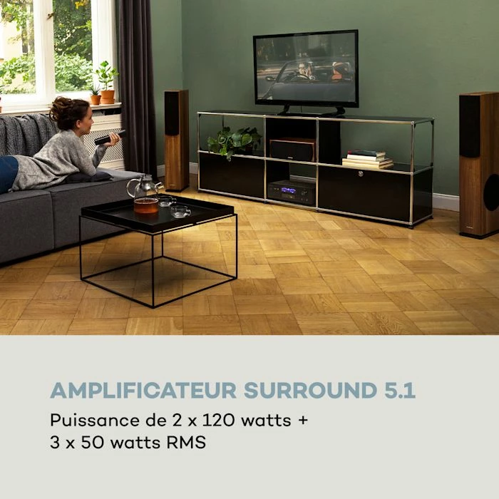 Auna Amplificateurs HiFi AMP 5100 BT Amplificateur Stéréo – Image 2