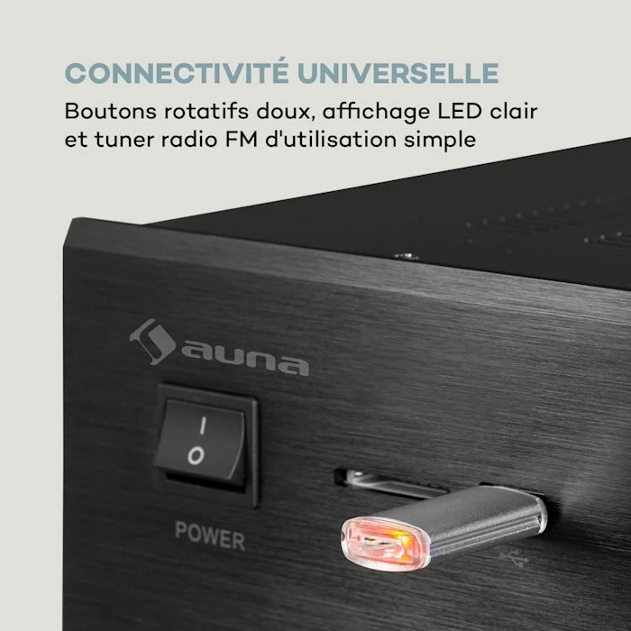 Auna Amplificateurs HiFi AMP 5100 BT Amplificateur Stéréo – Image 6