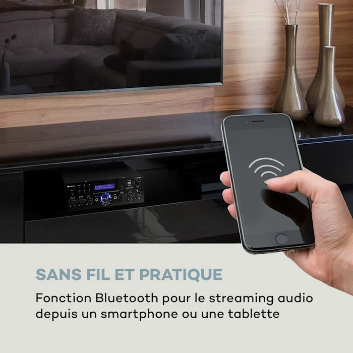 Auna Amplificateurs HiFi AMP-5 BT Amplificateur Hifi – Image 3