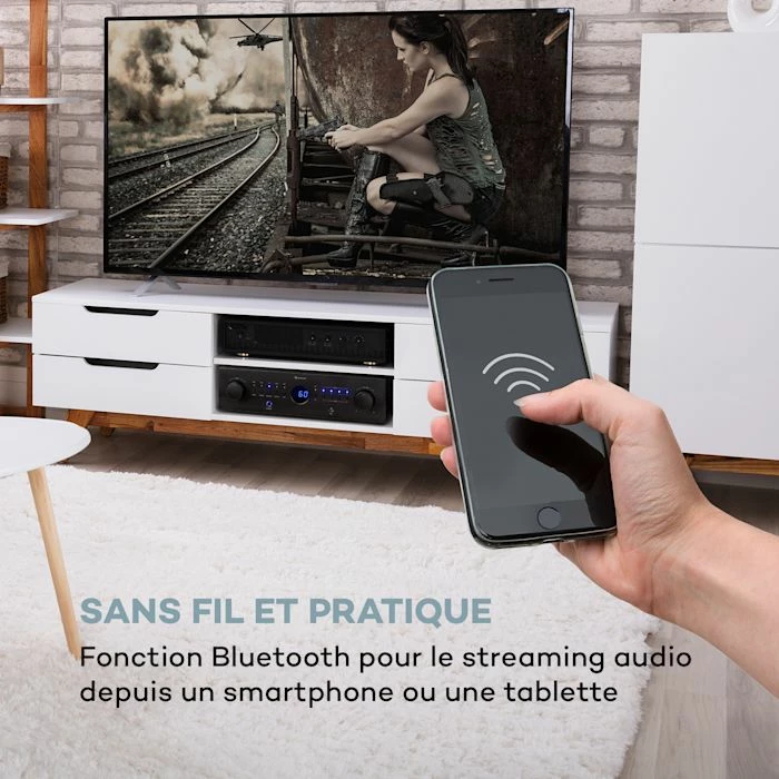 Auna Amplificateurs HiFi AMP-CD950 DG Amplificateur De Puissance – Image 4