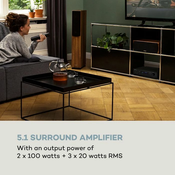 Auna Amplificateurs HiFi Amplificateur 5.1 AMP-H260 – Image 2