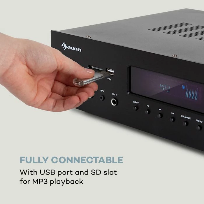 Auna Amplificateurs HiFi Amplificateur 5.1 AMP-H260 – Image 4