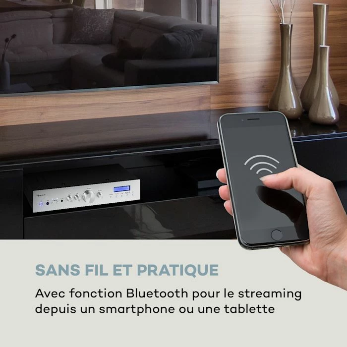 Auna Récepteurs Audio Stereo AMP-CD608 DAB Amplificateur HiFi Stéréo – Image 3