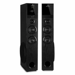 Enceintes HiFi Auna Line 200A Enceintes Sur Pied 3 Voies