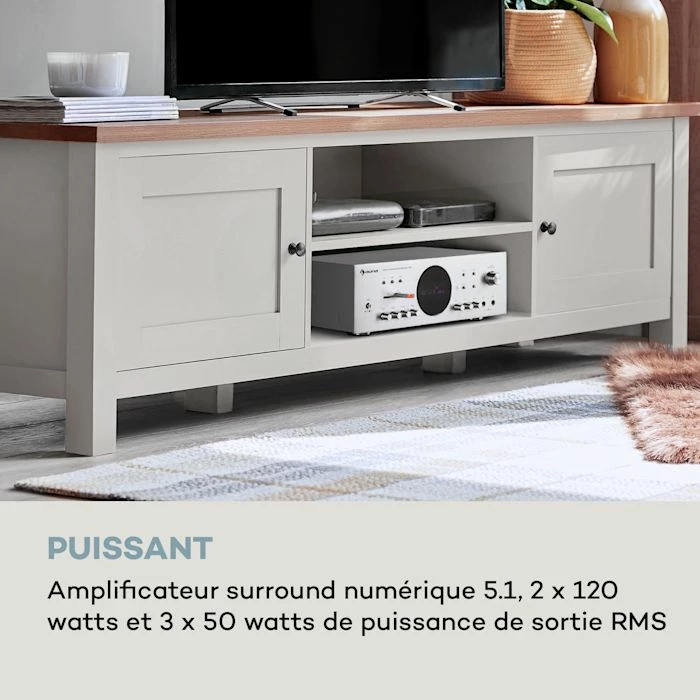 Auna Amplificateurs HiFi Amplificateur Numérique Surround AMP-218 BT – Image 2