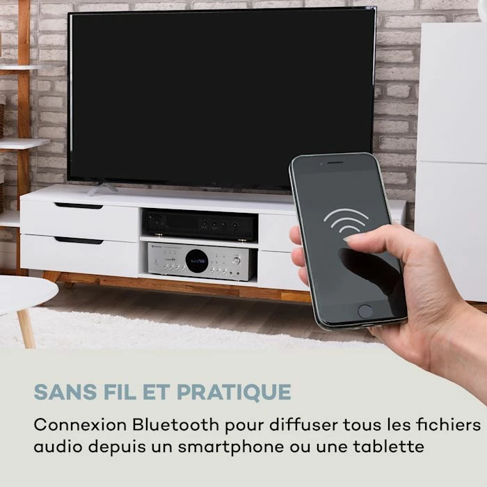 Auna Amplificateurs HiFi Amplificateur Numérique Surround AMP-218 BT – Image 3