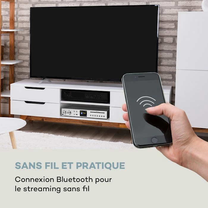 Auna Récepteurs Audio Stereo Silver Star Amplificateur-récepteur CD HiFi – Image 5