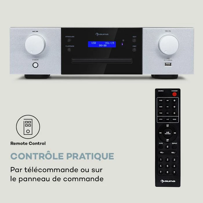 Auna Lecteurs CD HiFi CD-1000 DG Lecteur CD – Image 3