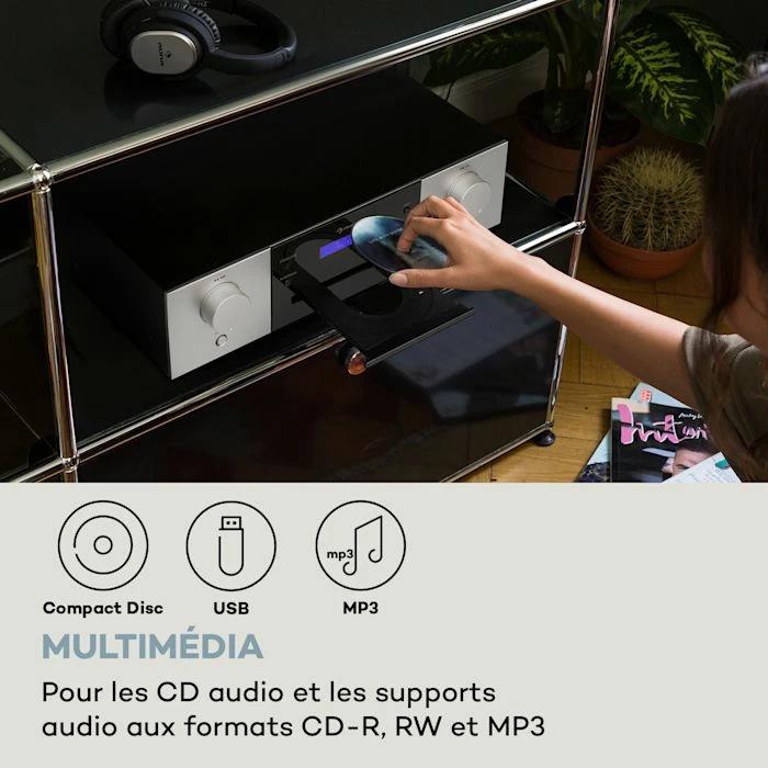 Auna Lecteurs CD HiFi CD-1000 DG Lecteur CD – Image 5