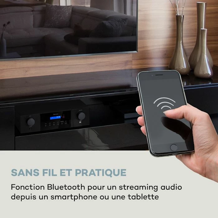 Auna Amplificateurs HiFi AMP-4000 DAB Amplificateur Stéréo Hi-fi – Image 3