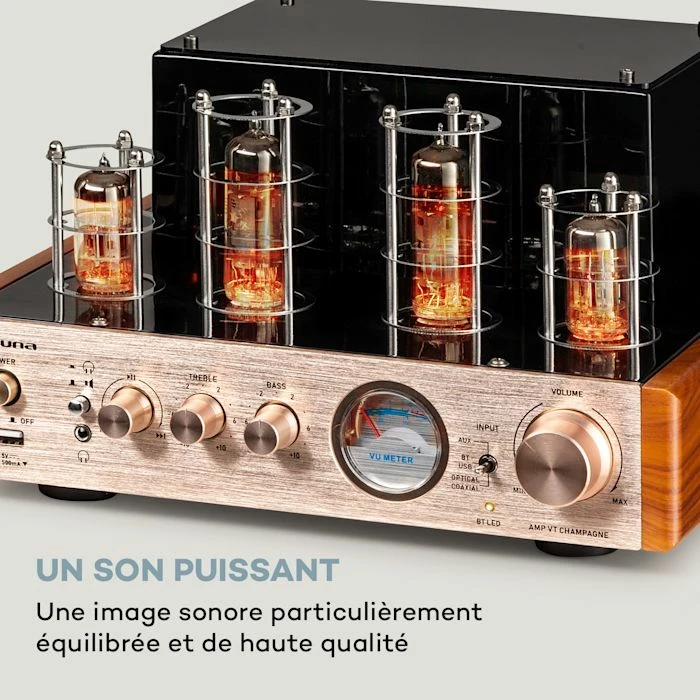 Auna Amplificateurs HiFi Amp VT Amplificateur à Tubes – Image 3