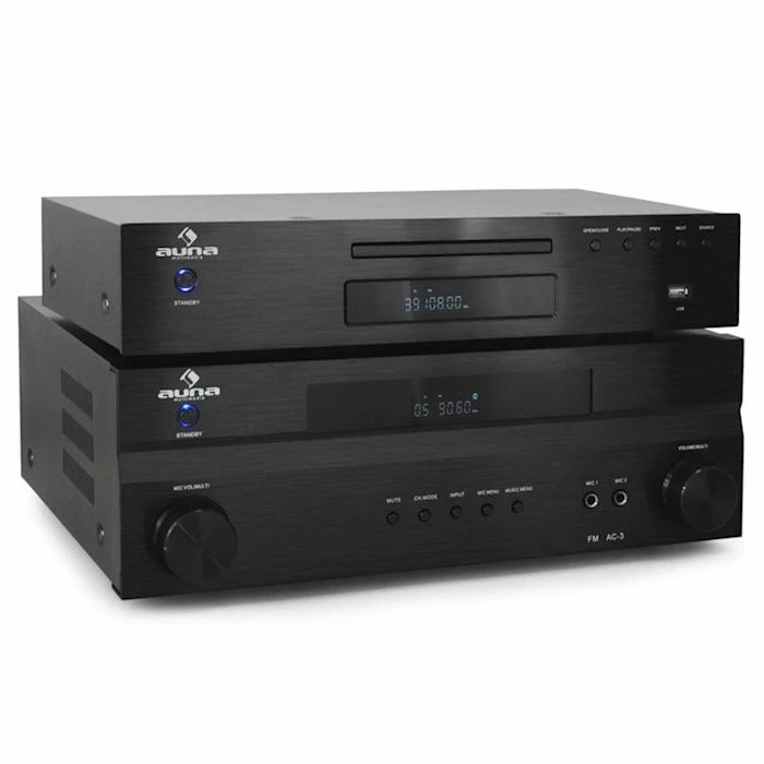 Auna Chaînes HiFi Supreme Tower Chaîne Hifi