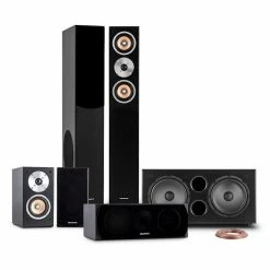 Auna Enceintes HiFi Linie-501-BK Soundsystem 5.1
